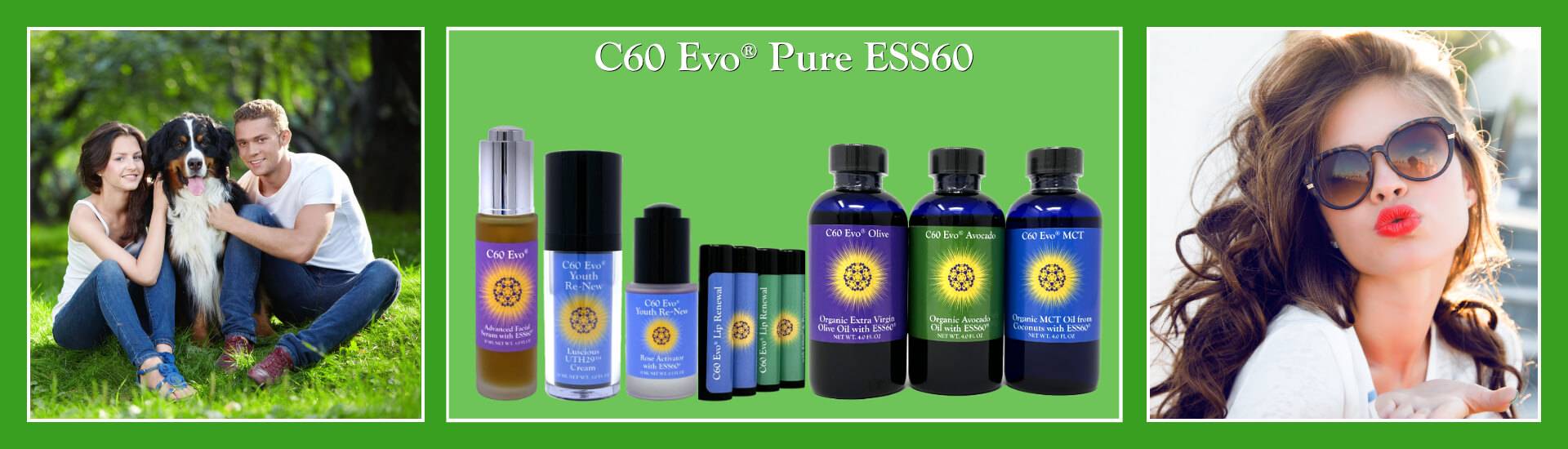 Late summer affiliate header with C60 Evo Advanced Skin and Energy Set